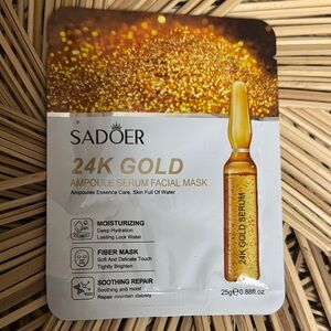 24K Gold Ampoule Serum Facial Mask